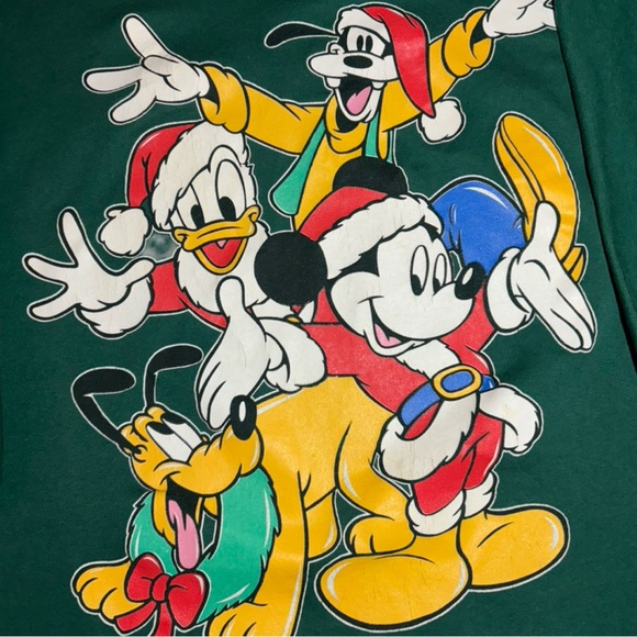 Vintage 90s Disney Christmas Oversized Sleep Sweater - Picture 2 of 2